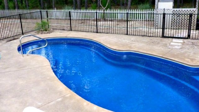 OBX fiberglass colored pools