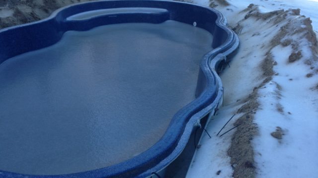 Install Swimming Pool Winter