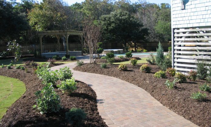 landscaping hardscaping outer banks nc hardscapes southern scapes pool landscape design – Copy