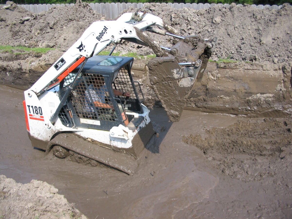 fiberglass pools, moyock currituck dare camden high water table pool excavate install southern scapes landscape and design